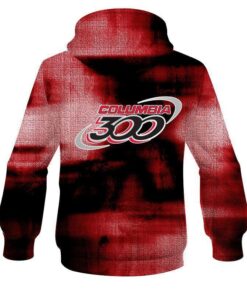 Alternative view of Columbia 300 Red Canvas CoolWick Bowling Hoodie