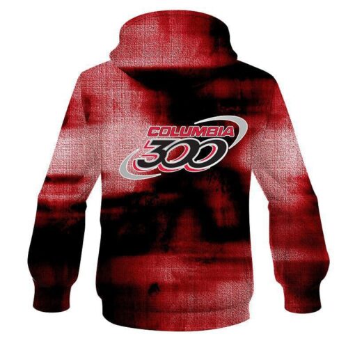 Columbia 300 Red Canvas CoolWick Bowling Hoodie - Image 2