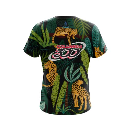 Columbia 300 Forest Leopard CoolWick Bowling Jersey - Image 2