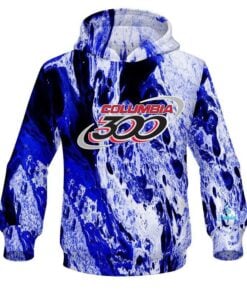 Columbia 300 Marble Blue CoolWick Bowling Hoodie