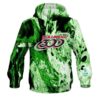Columbia 300 Marble Green CoolWick Bowling Hoodie