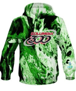 Columbia 300 Marble Green CoolWick Bowling Hoodie