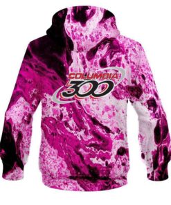 Alternative view of Columbia 300 Marble Pink CoolWick Bowling Hoodie