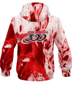 Alternative view of Columbia 300 Marble Red CoolWick Bowling Hoodie