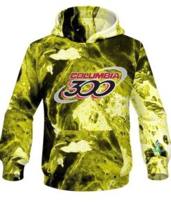 Columbia 300 Marble Yellow  CoolWick Bowling Hoodie