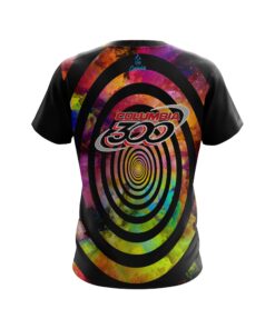 Alternative view of Columbia 300 Rainbow Swirl CoolWick Bowling Jersey