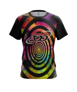 Columbia 300 Rainbow Swirl CoolWick Bowling Jersey