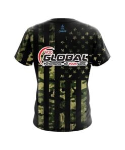 Alternative view of 900 Global Camouflage Flag CoolWick Bowling Jersey
