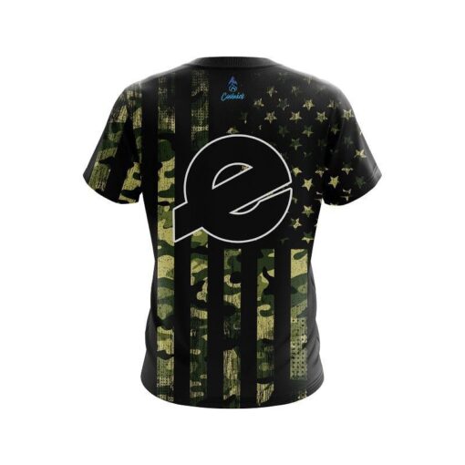 Ebonite Camouflage Flag CoolWick Bowling Jersey - Image 2