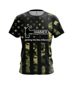 Hammer Camouflage Flag CoolWick Bowling Jersey