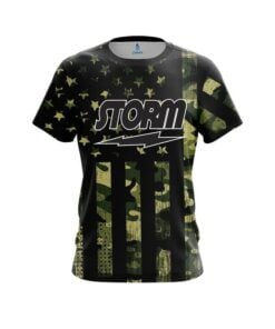 Storm  Camouflage Flag CoolWick Bowling Jersey