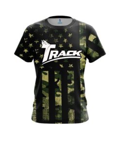 Track Camouflage Flag CoolWick Bowling Jersey