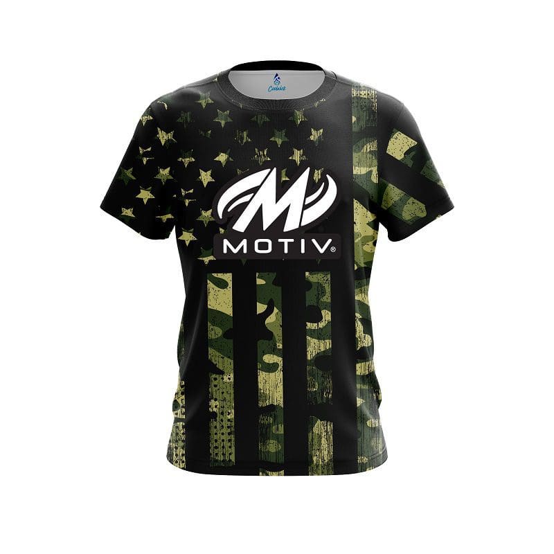 Motiv Camouflage Flag CoolWick Bowling Jersey