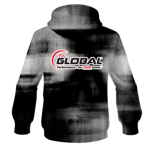 900 Global Black Canvas CoolWick Bowling Hoodie - Image 2