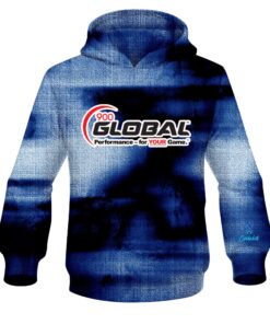 900 Global Blue Canvas CoolWick Bowling Hoodie