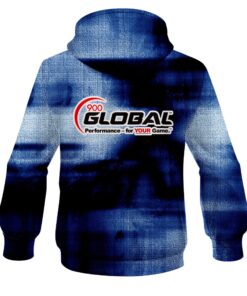 Alternative view of 900 Global Blue Canvas CoolWick Bowling Hoodie