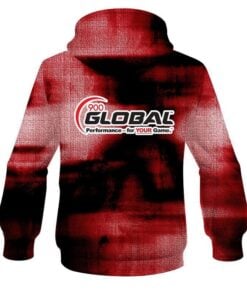 Alternative view of 900 Global Red Canvas CoolWick Bowling Hoodie