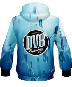 Alternative view of DV8 Blue Atoms CoolWick Bowling Hoodie