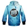 DV8 Blue Atoms CoolWick Bowling Hoodie