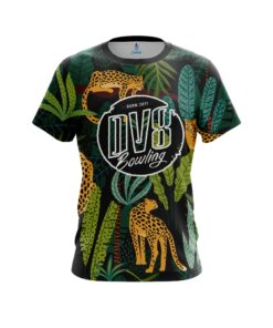 DV8 Forest Leopard CoolWick Bowling Jersey