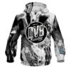 DV8 Marble Black CoolWick Bowling Hoodie