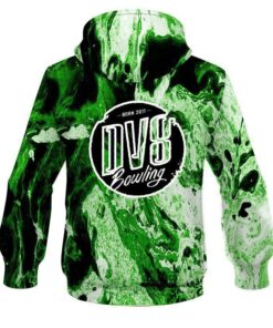 Alternative view of DV8 Marble Green CoolWick Bowling Hoodie