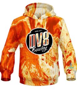 DV8 Marble Orange CoolWick Bowling Hoodie