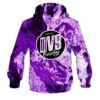 DV8 Marble Purple CoolWick Bowling Hoodie