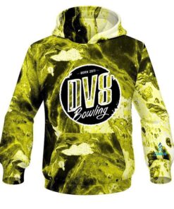 DV8 Marble Yellow CoolWick Bowling Hoodie