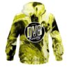 DV8 Marble Yellow CoolWick Bowling Hoodie - Image 2