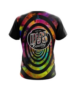 Alternative view of DV8 Rainbow Swirl CoolWick Bowling Jersey
