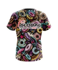 Alternative view of 900 Global Doughnut Explosion CoolWick Bowling Jersey