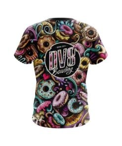 Alternative view of DV8 Doughnut Explosion CoolWick Bowling Jersey