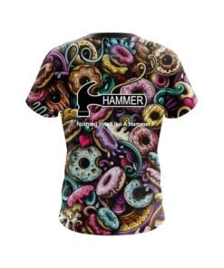 Alternative view of Hammer Doughnut Explosion CoolWick Bowling Jersey
