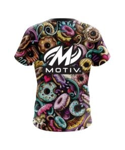 Alternative view of Motiv Doughnut Explosion CoolWick Bowling Jersey