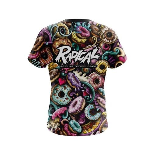 Radical Doughnut Explosion CoolWick Bowling Jersey - Image 2