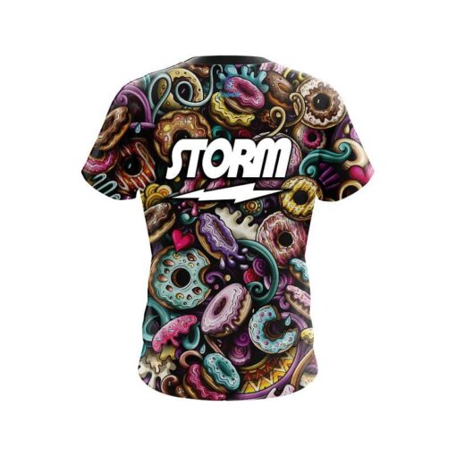 Storm Doughnut Explosion CoolWick Bowling Jersey - Image 2