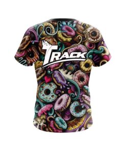 Alternative view of Track Doughnut Explosion CoolWick Bowling Jersey