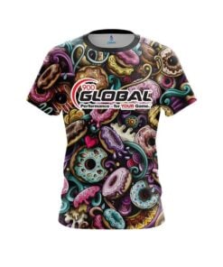 900 Global Doughnut Explosion CoolWick Bowling Jersey