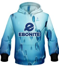 Ebonite Blue Atoms CoolWick Bowling Hoodie