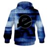 Ebonite Blue Canvas CoolWick Bowling Hoodie