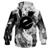 Ebonite Marble Black CoolWick Bowling Hoodie