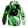 Ebonite Marble Green CoolWick Bowling Hoodie