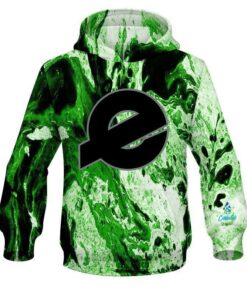 Ebonite Marble Green CoolWick Bowling Hoodie