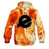 Ebonite Marble Orange CoolWick Bowling Hoodie