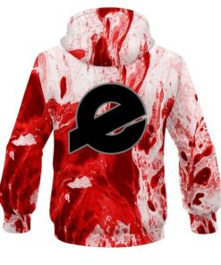 Alternative view of Ebonite Marble Red CoolWick Bowling Hoodie