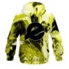 Ebonite Marble Yellow CoolWick Bowling Hoodie - Image 2