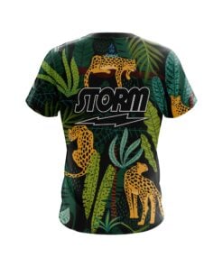 Alternative view of Storm Forest Leopard CoolWick Bowling Jersey