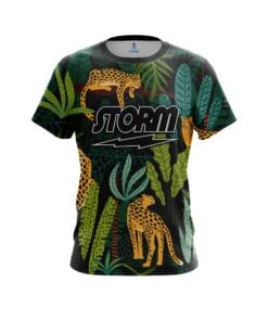 Storm Forest Leopard CoolWick Bowling Jersey