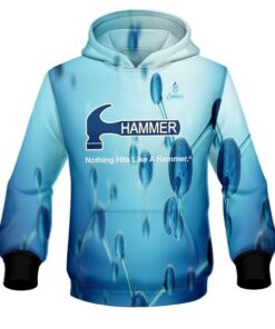 Hammer Blue Atoms CoolWick Bowling Hoodie